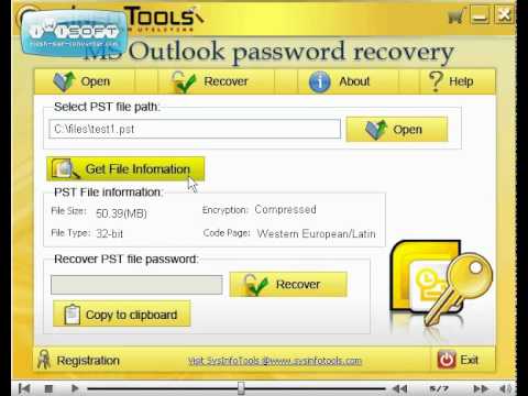 SysInfoTools MS Outlook Password Recovery