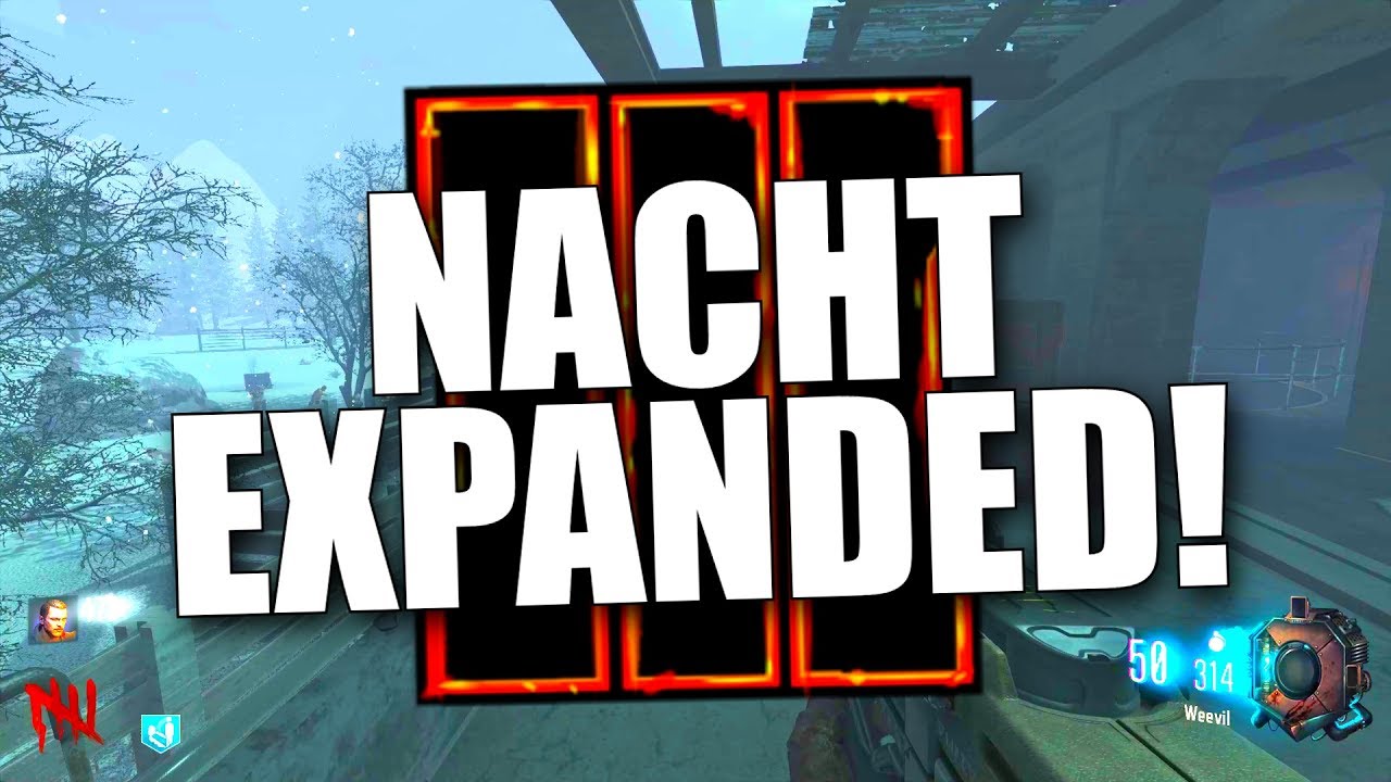 Nacht Der Untoten Expanded Outdoors Perks Pack A Punch And More Bo3 Custom Zombies Youtube