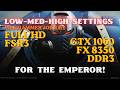 Space Marine 2 FPS Test | GTX 1060 6GB | FX-8350 | 1080p Low-Med-High | FSR Balanced