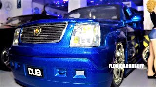 1:18 Cadillac Escalade EXT DUB City Unbox Review and Comparison
