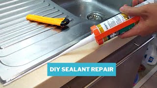 How to apply sealant around a kitchen sink for just RM30 (USD7.22) screenshot 5