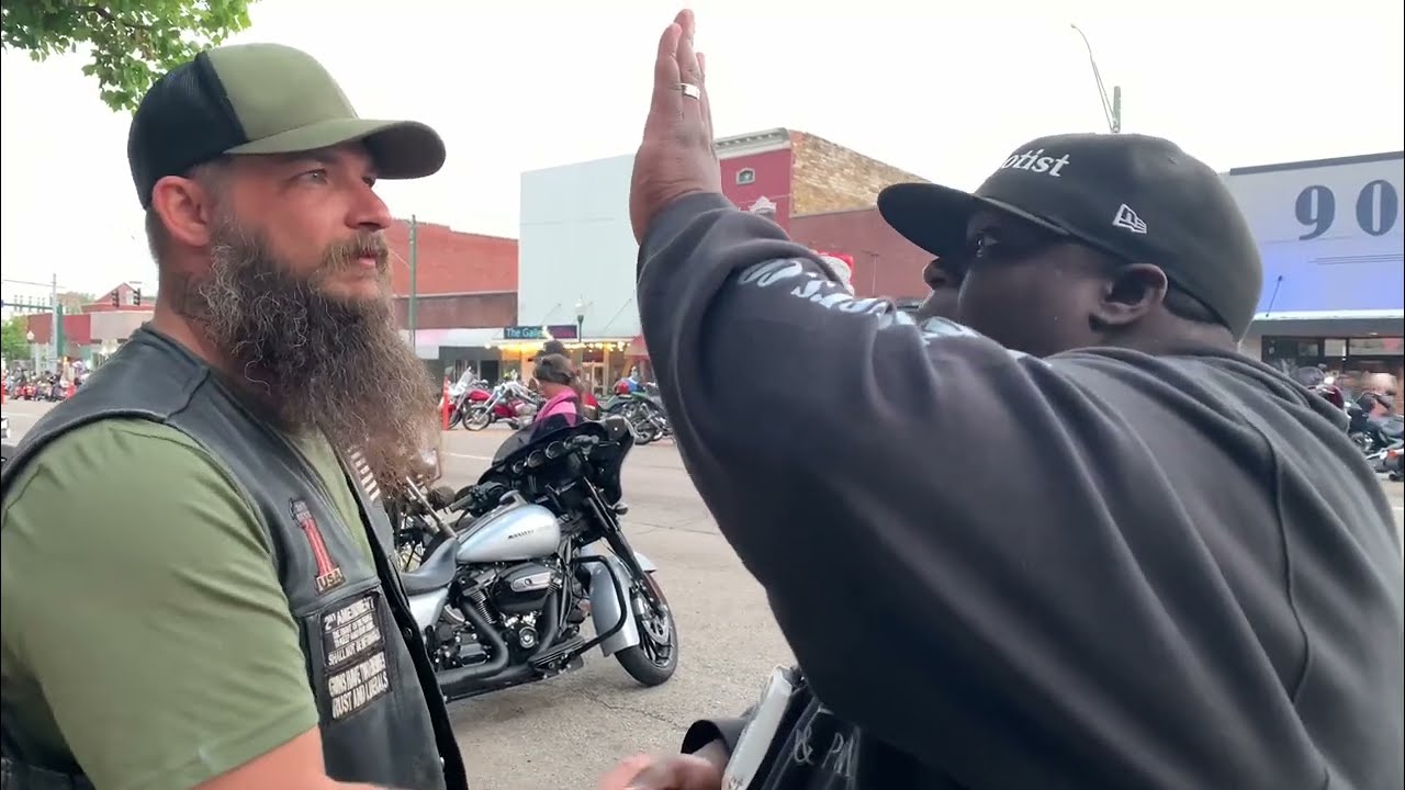 Street Hypnosis at the Steel ￼Horse Rally.