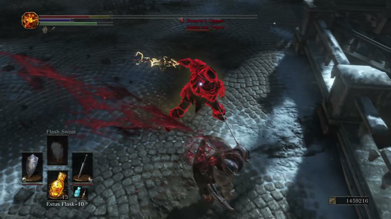 DARK SOULS III Knight duel with friend in Irithyll of the Boreal Valley