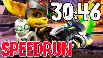 Sub 31! Ratchet UYA NG+ No QE Speedrun in 30:46 (replay 28.02.2021)