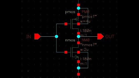 CMOS Inverter: CADENCE VIRTUOSO: Part 1