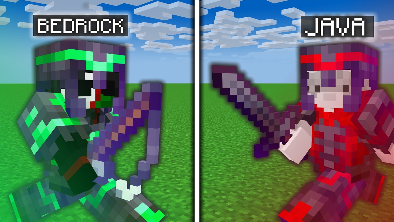 Minecraft Bedrock PvPer VS Java PvP - YouTube