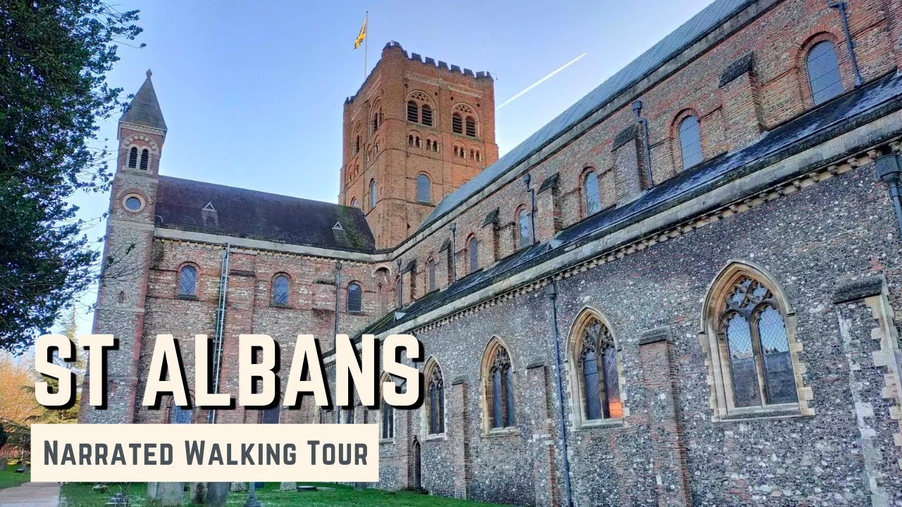 ST ALBANS 4K Narrated Walking Tour Let's Walk 2023 YouTube
