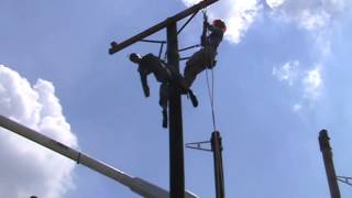 Tommy Lineman rodeo Pole Top rescue