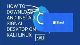 How to download | install | setup | signal desktop on kali linux?| complete installation!