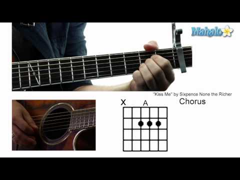How to Play "Kiss Me" by Sixpence None the Richer on Guitar