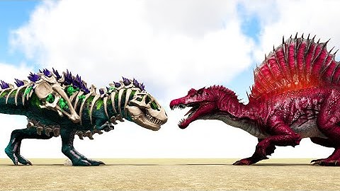GRAVE TYRANT vs. EXTINCTION CORE ALPHAS | ARK Dino Battle 🦎