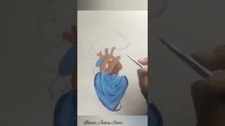 Reference picture From FT official group.... #art  #canvaspaper #drawing #acrylicpainting