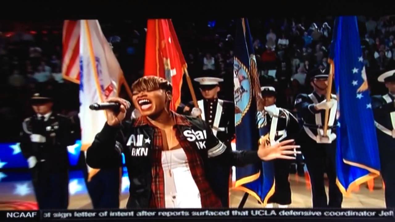 Keke Palmer All-Star Game National Anthem (2015)