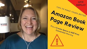 Amazon Book Page Review plus Create Space to KDP Print Conversion Issues