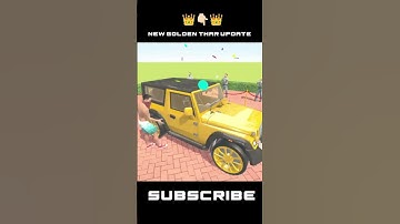 New golden thar update delivery Indian theft Auto #newupdate #shorts #thar #indiantheftauto #gta
