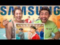 BTS x Galaxy: Unfold your Galaxy Z Flip3 - COUPLES REACTION! + Over the Horizon!