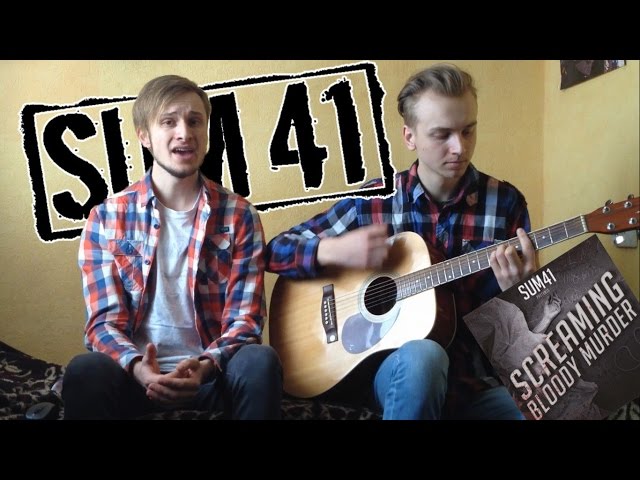 Sum 41 - What Am I to Say (acoustic cover) class=