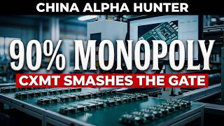 90% Monopoly.One Gate Left. How CXMT led China's Memory Chip Breakout