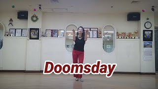 Doomsday Linedance( Newcomer/ 초중급라인댄스)  #DEMO &Count#  EunSil Kang 