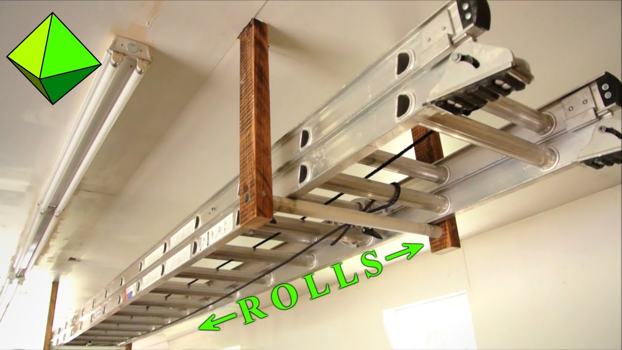 Socialistisch blijven melk wit Ladder hanger you can hang from - YouTube