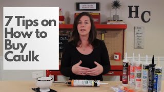 7 Tips on How to Buy Caulk - (Get the Right Stuff)
