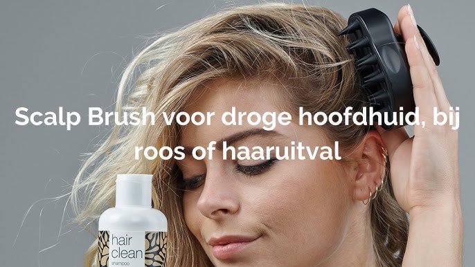 grijs Negen Volwassen Scalp Brush voor droge hoofdhuid, bij roos of haaruitval - YouTube