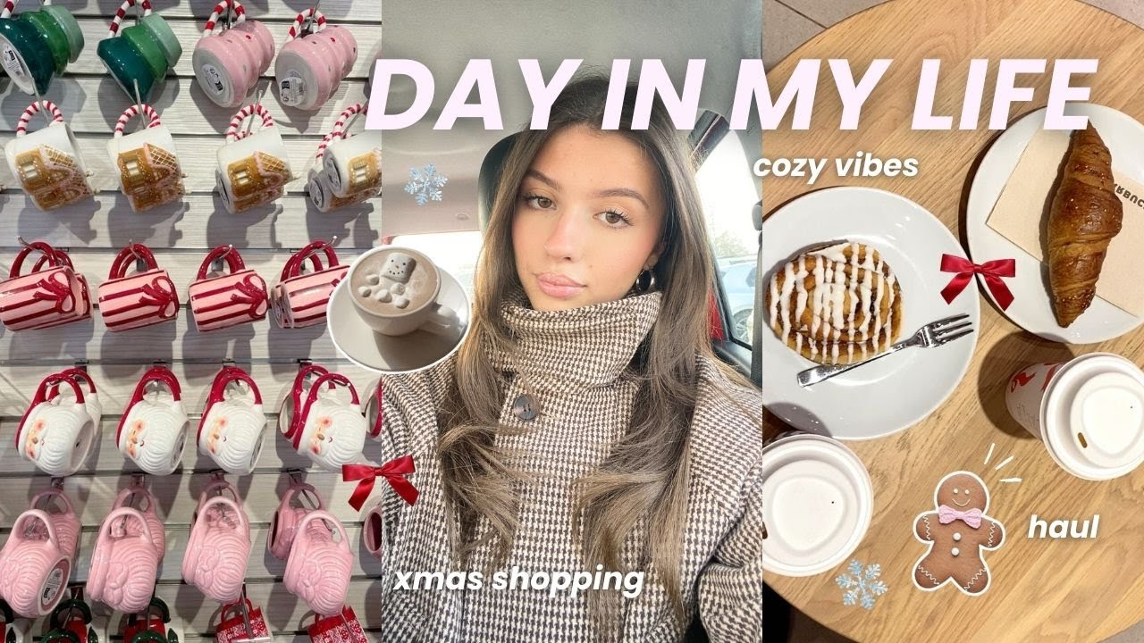 DAILY VLOG XMAS EDITION | shopping, haul, selfcare, cozy vibes❄️✨🥨🎀