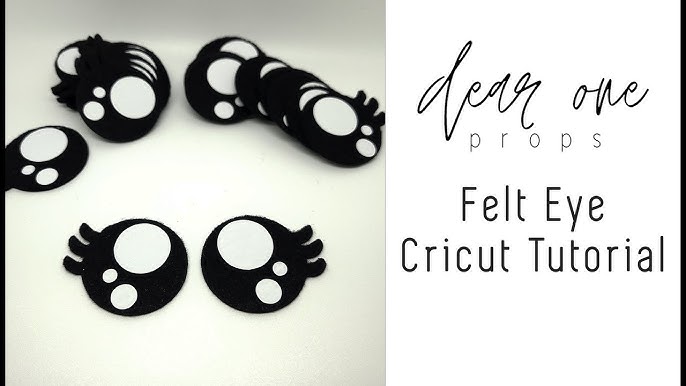 Buy Black Felt Eyes 2 Pairs Black and White Kawaii Eyes 1 Inch Eyes for  Toys Felt Eyes Precut Cricut Felt Eyes Circle Pre Made Eyes Online in India  