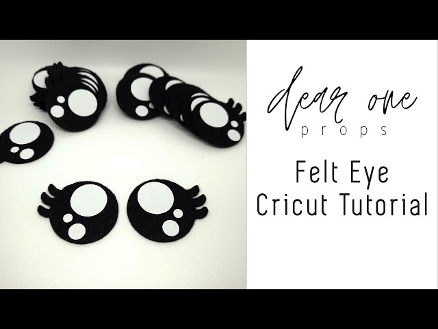 How to make your own felt Kawaii eyes on the Cricut Joy