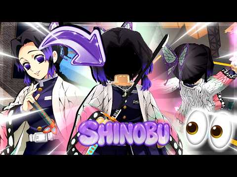 Playing MM2 as SHINOBU KOCHO!! 🦋| Murder Mystery 2 |