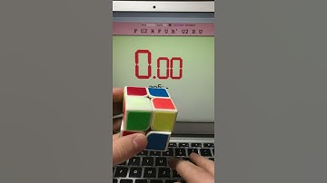 2x2 White Stickered 2x2 Rubik’s Cube Solved Fast In 3 Seconds!