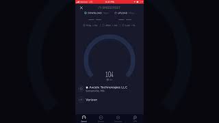 Verizon LTE DATA SPEEDTEST JANUARY 7TH 2018