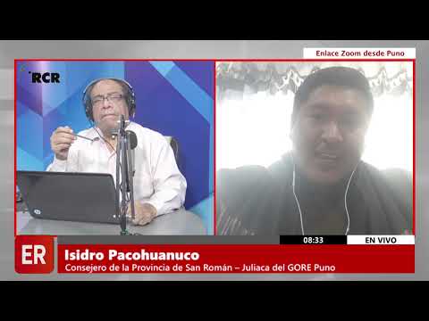 ENTREVISTA DESDE PUNO A ISIDRO PACOHUANACO, CONSEJERO DEL GORE PUNO