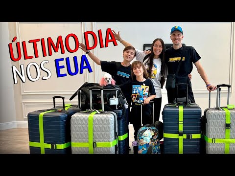 Último dia nos Estados Unidos antes da Mudança para outro país