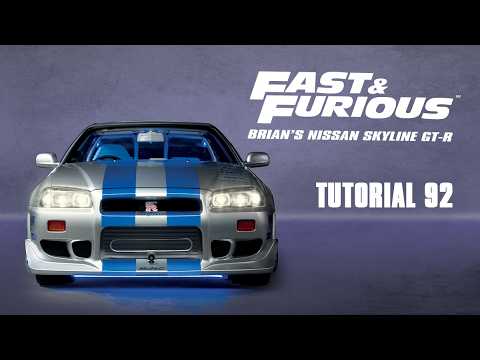 Build the Nissan Skyline GT-R (R34) from Fast & Furious – Tutorial 092