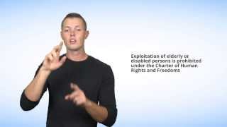 What is exploitation of elderly or disabled persons?