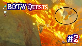 Throwing a Cucco in Death Mountain ! : BOTW Fan Quests #2