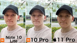 Techzg Wideo Xiaomi Mi Note 10 Lite - CAMERA TEST vs Mi 10 Pro vs iPhone 11 Pro
