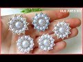 Канзаши/Серединки для канзаши/Kanzashi/Decoration for Kanzashi Flowers/Beaded Flower/Ola ameS DIY