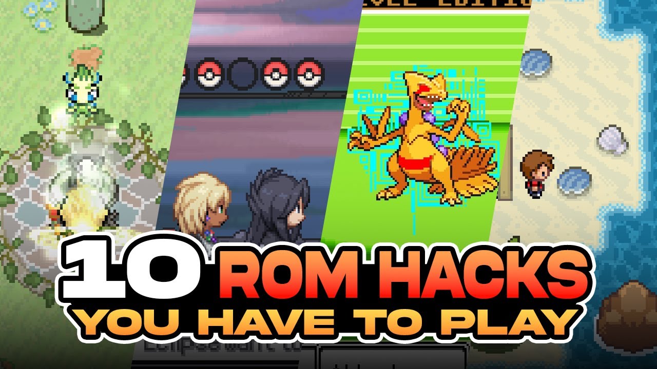 10 POKEMON ROM HACKS you MUST PLAY! NEW and BEST POKEMON ROM HACKS AND FAN  GAMES 2023 - GBA and NDS 