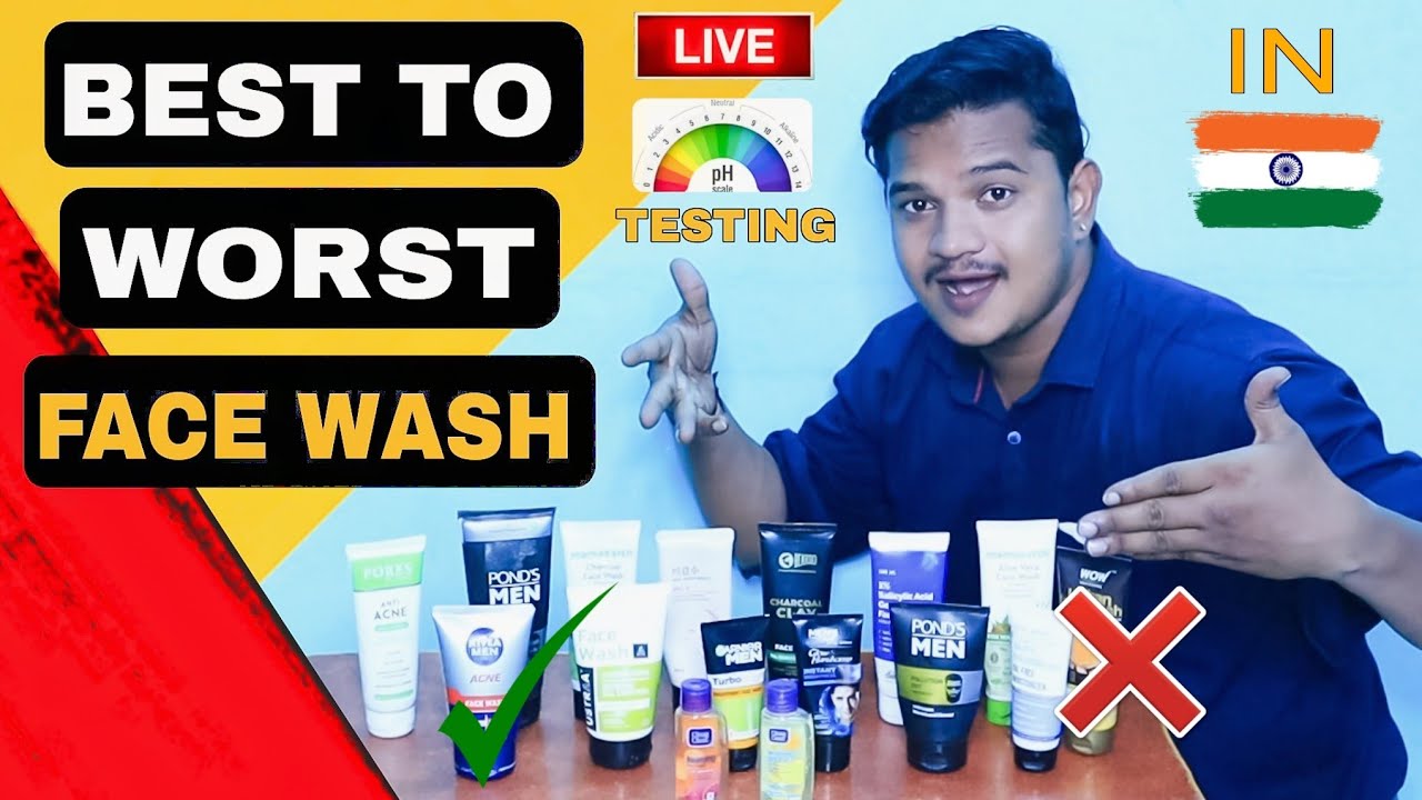 Your Favourite Face Wash Brand FAILED The PH Test BEST TO WORST FACE