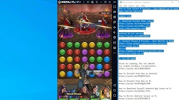 How to Play Palace & Puzzles - Epic Match3 on Pc with Memu Android Emulator