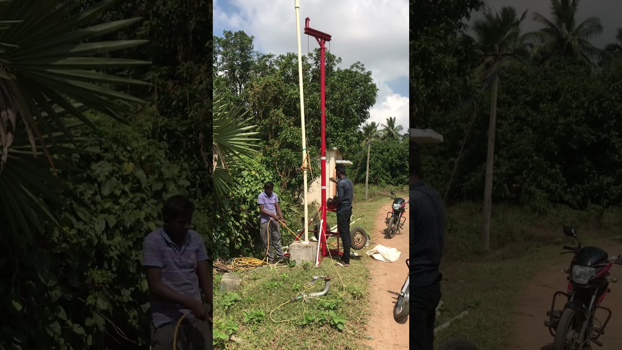 Own made motor lifting Mechan 160 feet 5 Hp motor lifting