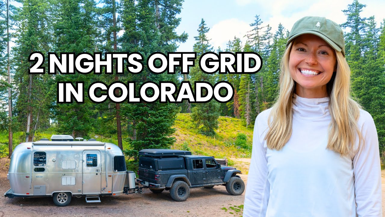 Off Grid Summer Airstream Camping in Crested Butte