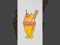 Ice Cream Sundae Drawing ASMR 🍨🍒