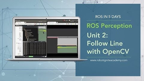[ROS Tutorials] ROS Perception Unit2# Follow Line with OpenCV (Python)