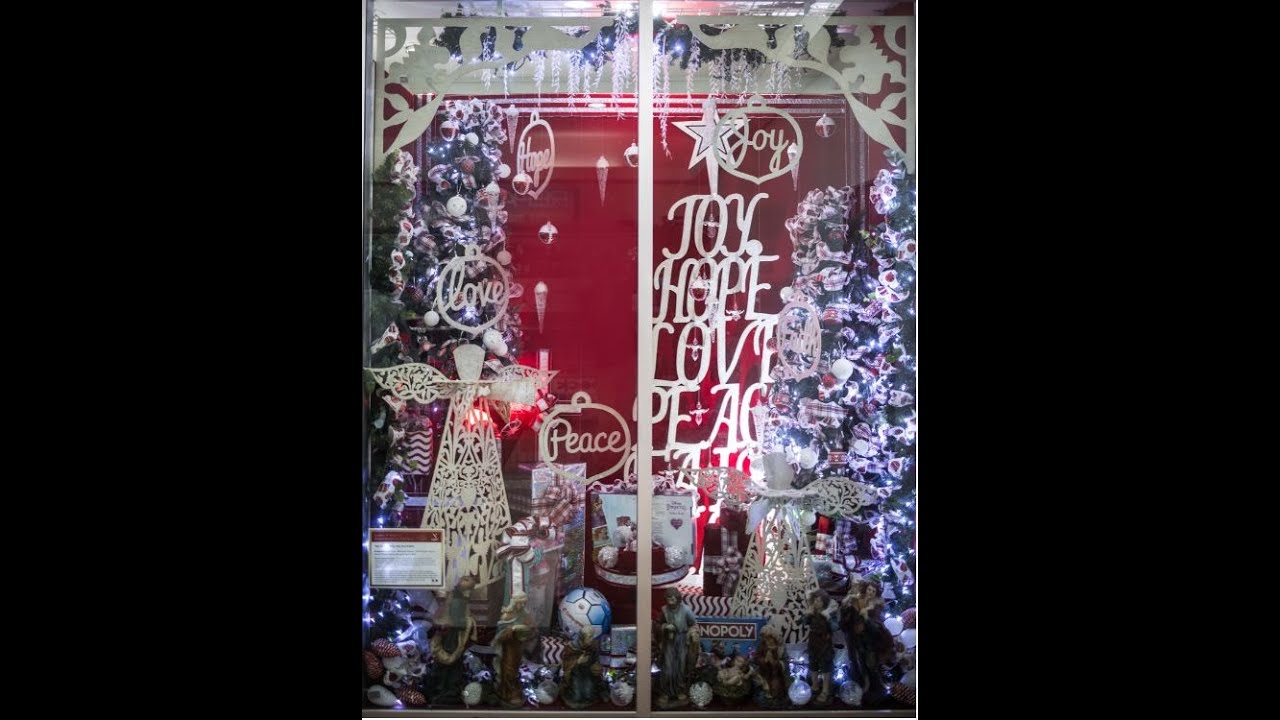 Excellent Stores Christmas Show Window Competition 2019 Trincity Window 9 YouTube