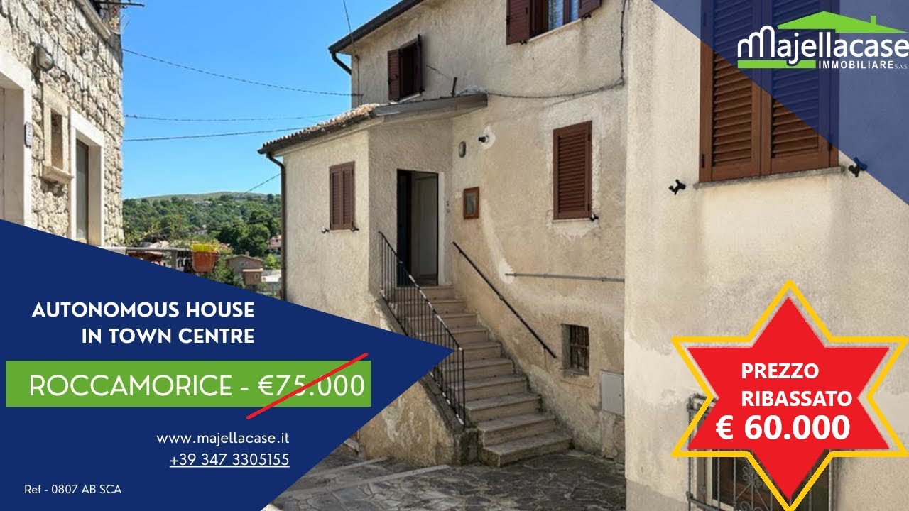 Great Townhouse in Roccamorice Italy Italian Virtual Property Tours