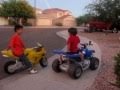 Motorcycle 4 year old on atv 12 volts versus 7 year old on motorcycle 36 volts