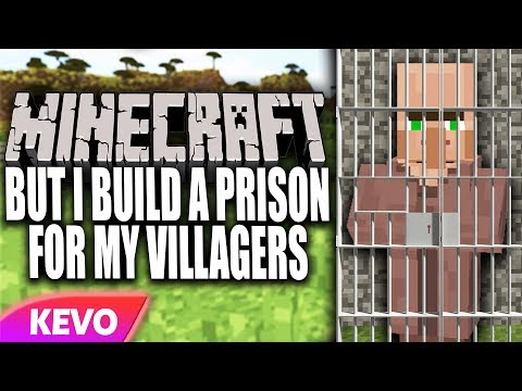 minecraft-but-i-build-a-prison-for-my-villagers